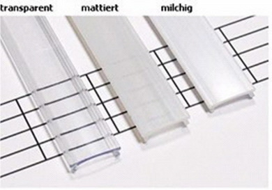 Passende Aluminium Profile mit viel Zubehör lieferbar.