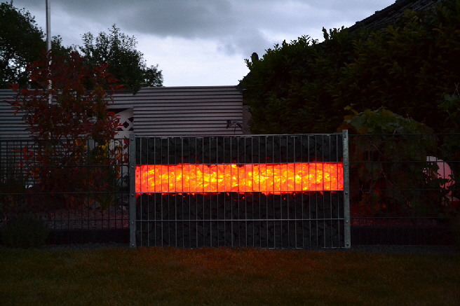 Gabionen Leuchte 1,40m