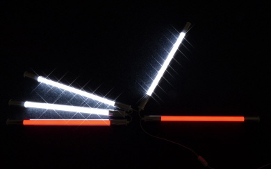 LED ART-Light 5 x 65 cm Leuchtst&auml;be als Buch Symbol