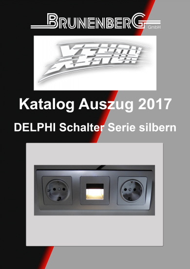 Hier finden Sie die Schalterserie DELPHI in silbern